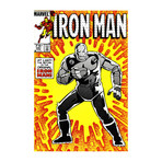 Marvel Comics // Iron Man Issue Cover #191 (18"W x 26"H x 0.75"D)