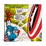 Captain America: If I Throw My Shield Fast Enough, Comic Book Poster (18"W x 18"H x 0.75"D)