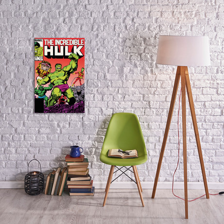 The Incredible Hulk, Issue #314 Cover (18"W x 26"H x 0.75"D)