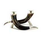 Horn Candleholder Set // Large
