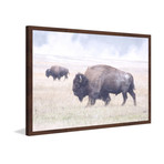 Scattered Herd // Framed Painting Print (18"W x 12"H x 1.5"D)