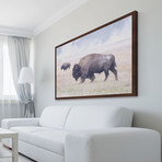 Scattered Herd // Framed Painting Print (18"W x 12"H x 1.5"D)