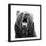 Hear Me Roar // Framed Painting Print (18"W x 18"H x 1.5"D)