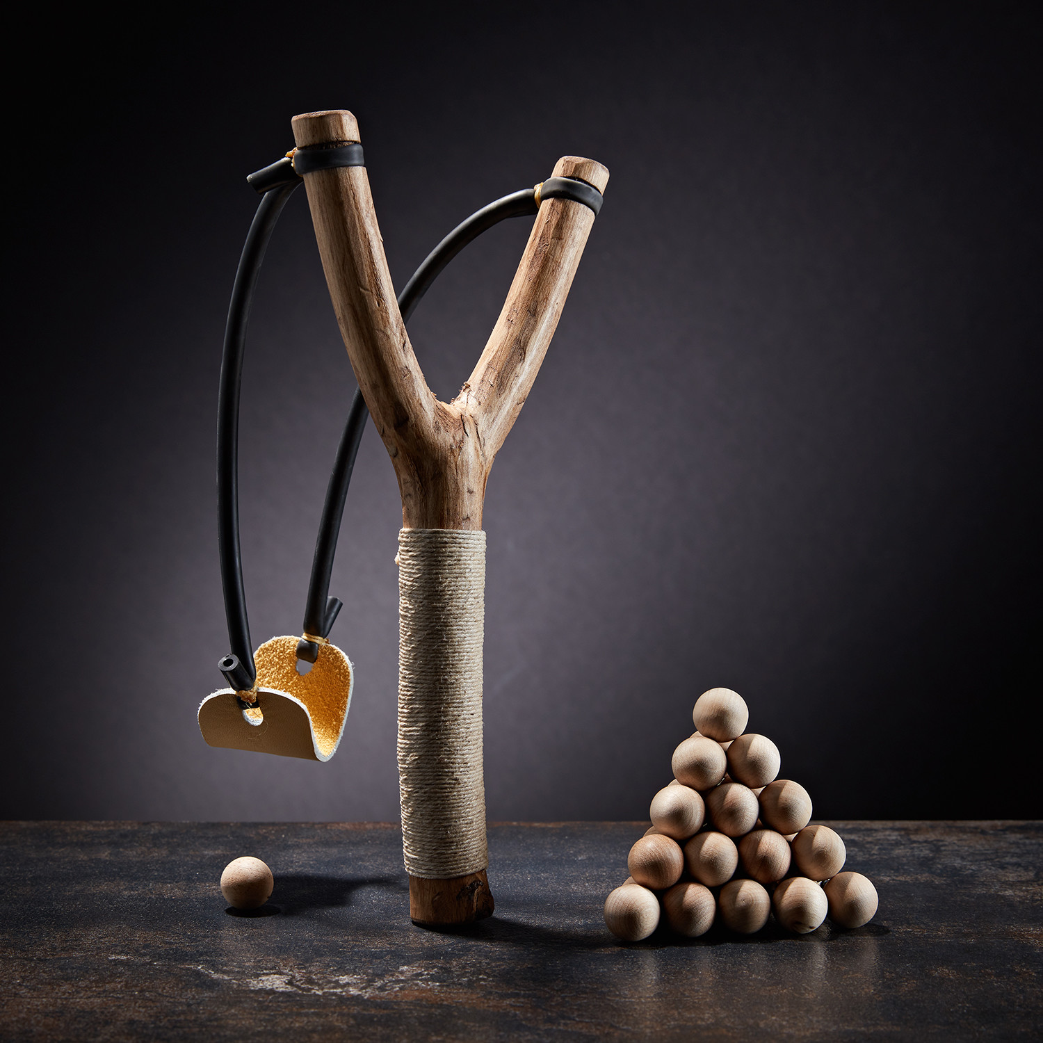 Wooden Slingshot Kit // Hemp - Hella Slingshots - Touch of Modern