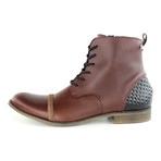 Urban Side Zip Lace-Up Boot // Light Brown (US: 10)