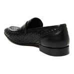 Woven Penny Loafer // Black (Euro: 42)