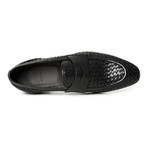 Woven Penny Loafer // Black (Euro: 44)