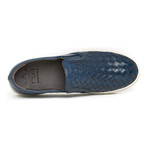 Woven Slip-On Sneaker // Navy (Euro: 40)