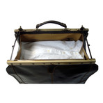 Casoria Framed Travel Bag // Dark Brown