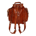 Prato Front Pocket Backpack // Tan