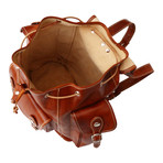Prato Front Pocket Backpack // Tan
