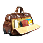 Massa Wheeled Travel Bag // Brown
