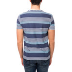 Stripes T-Shirt // Navy (L)