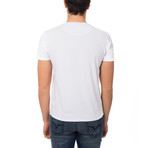 Basic Polka Dot T-Shirt // White (L)