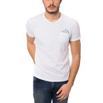 Basic Polka Dot T-Shirt // White (2XL)