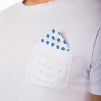 Basic Polka Dot T-Shirt // White (M)