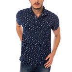Flower Polo // Navy (L)