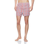 Luca Woven Boxer // Red Check (L)