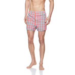 Luca Woven Boxer // Red Check (S)