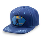 Big Foot Baseball Hat // Blue