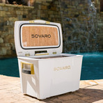 Gold Premium Cooler // White (70 Quarts)