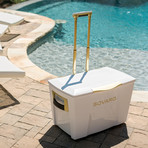 Gold Premium Cooler // White (70 Quarts)