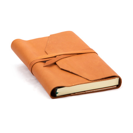 Refillable Wrap Journal // Camel (Lined)
