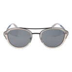 Thick Rim Square Frame Aviator // Clear Smoke