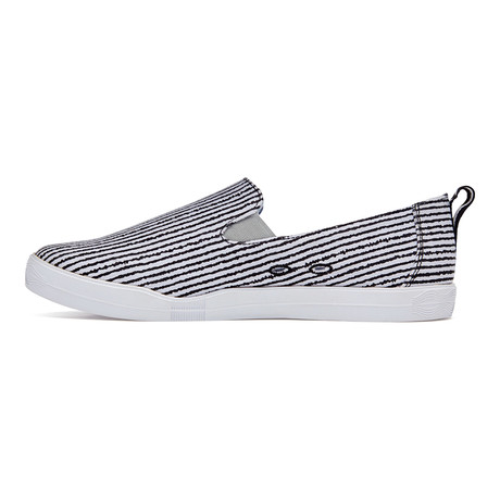 Arctic Stripe Slip-On Sneaker // Black + White (US: 7.5)