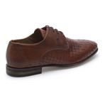 Woven Vamp Lace-Up Derby // Brown (Euro: 43)