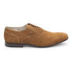 Stitched Suede Lace-Up Oxford // Camel (Euro: 43)