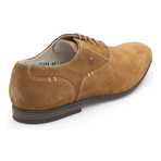 Stitched Suede Lace-Up Oxford // Camel (Euro: 40)
