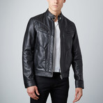 Classic Leather Jacket // Black (M)