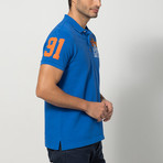 Mesut Short-Sleeve Polo // Sax (XL)