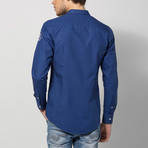 Jerome Long-Sleeve Shirt // Navy Blue (S)