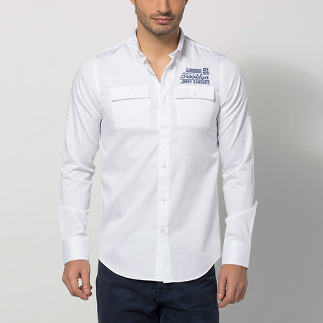 Julian Long-Sleeve Shirt // White (S)