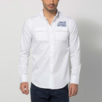 Julian Long-Sleeve Shirt // White (M)