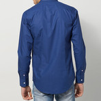 Sami Long-Sleeve Shirt // Navy Blue (2XL)