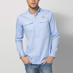 Andre Long-Sleeve Shirt // Light Blue (L)