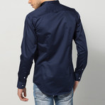 Andre Long-Sleeve Shirt // Navy Blue (2XL)
