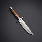 Damascus Buffalo Horn Fighter