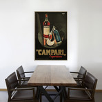 Campari Aperitivo Advertising Vintage Poster // Marcello Nizzoli (12"W x 18"H x 0.75"D)