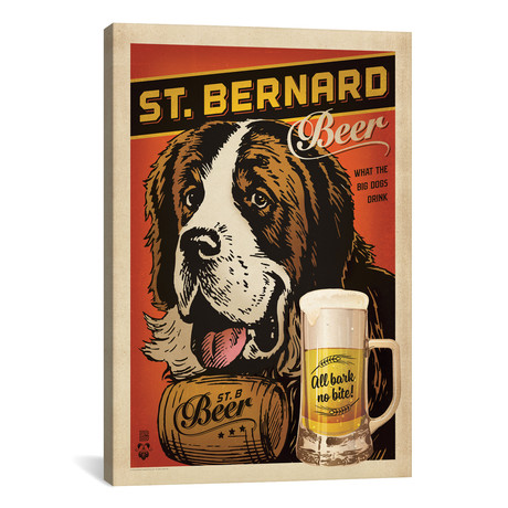 K-9 Kollector Series: St. Bernard (26"W x 18"H x 0.75"D)