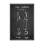 Beer Bottle Charcoal Patent Blueprint (26"W x 18"H x 0.75"D)