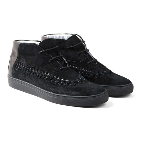 Grafton Huarache Sneaker // Pitch Black (Euro: 40)