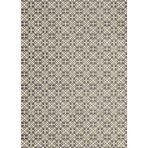 Washable Rug + Nonslip Pad // Grey + White Tiles
