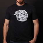 We Are All Smith // Forged on the Road Crewneck T-Shirt // Black (S)