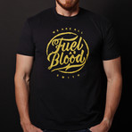 We Are All Smith // Fuel as Blood Crewneck T-Shirt // Black (L)