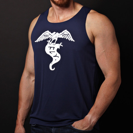 We Are All Smith // Eagle Wicking Tank // Navy Blue (S)