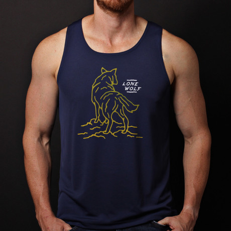 We Are All Smith // Lone Wolf Tank // Navy Blue (S)